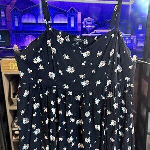 Torrid Size 4 Multicolor Small Foral Pattern Mini Sundress with Straps
